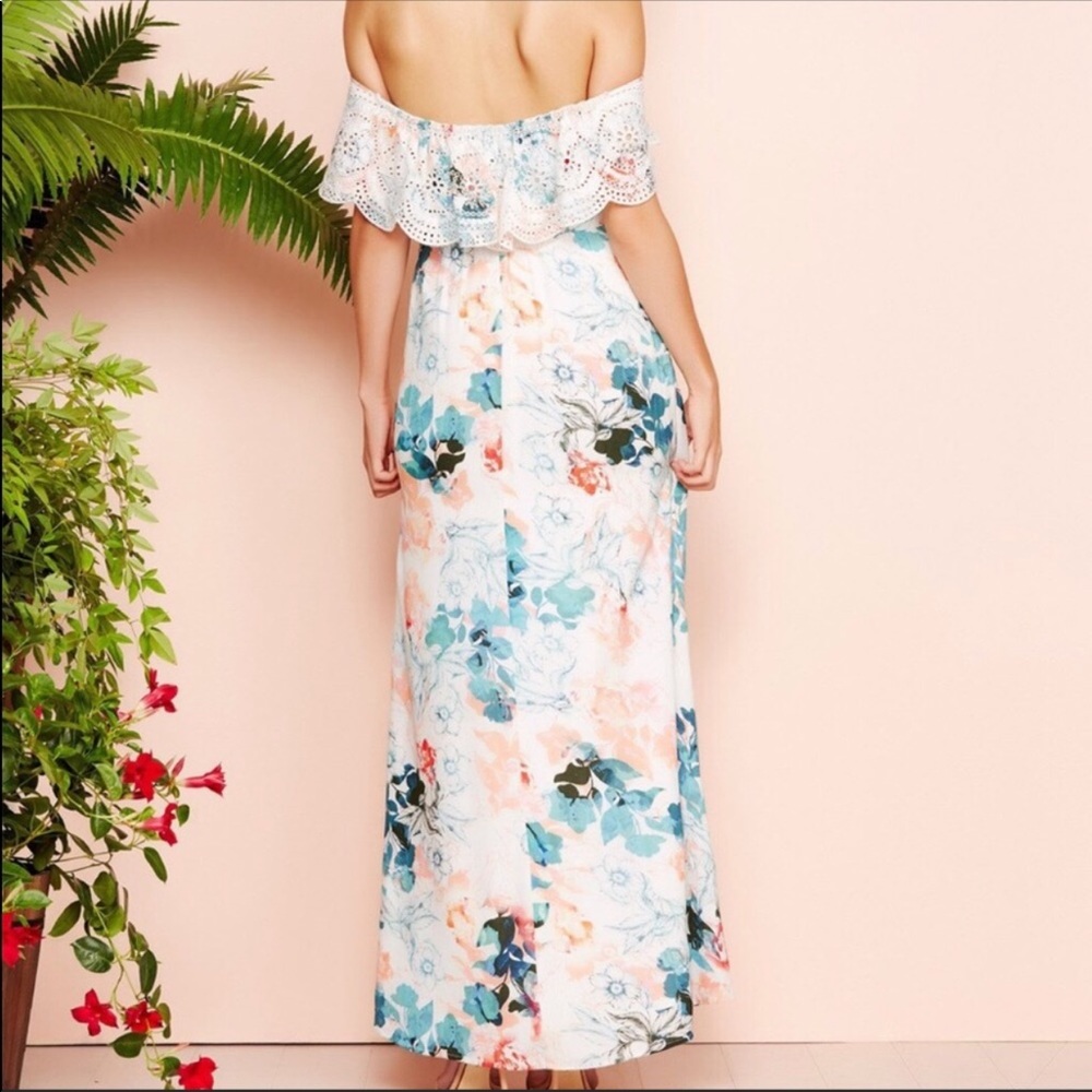 lover + friends Anemone Dress in Paradise Floral - Picture 4 of 8